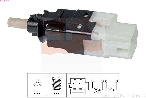 EPS 1.810.252 - Brake Light Switch / Clutch car-mod.net