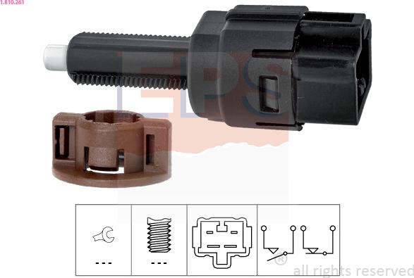 EPS 1.810.261 - Brake Light Switch / Clutch car-mod.net