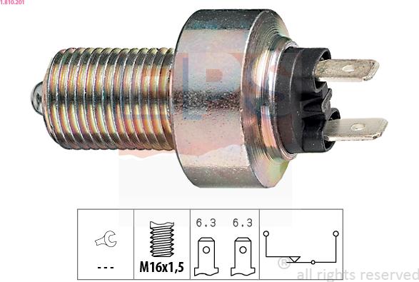 EPS 1.810.201 - Brake Light Switch / Clutch car-mod.net