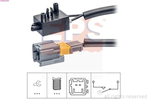 EPS 1.810.210 - Switch, clutch control (cruise control) car-mod.net