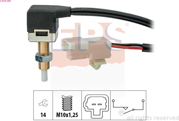 EPS 1.810.289 - Switch, clutch control (cruise control) car-mod.net