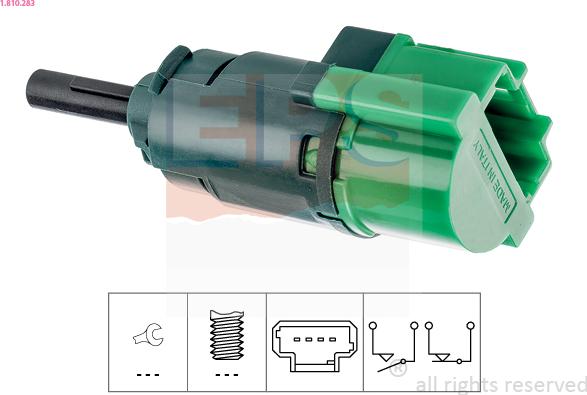 EPS 1.810.283 - Brake Light Switch / Clutch car-mod.net