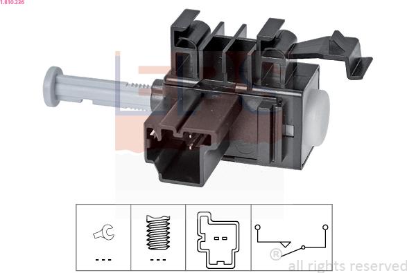 EPS 1.810.236 - Switch, clutch control (cruise control) car-mod.net