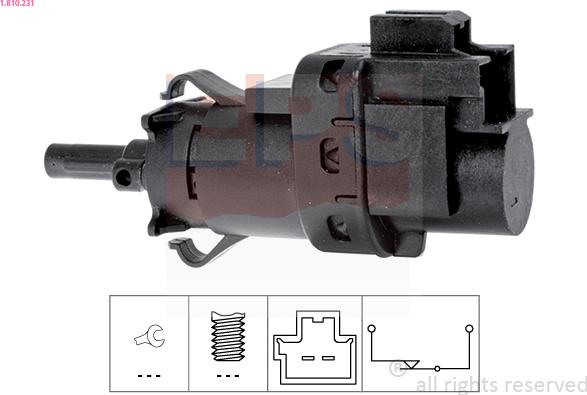 EPS 1.810.231 - Brake Light Switch / Clutch car-mod.net
