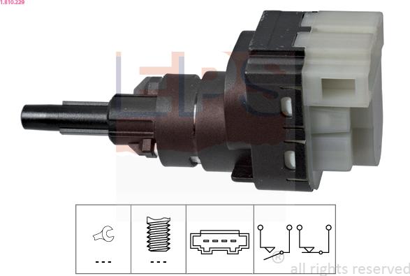 EPS 1.810.229 - Brake Light Switch / Clutch car-mod.net