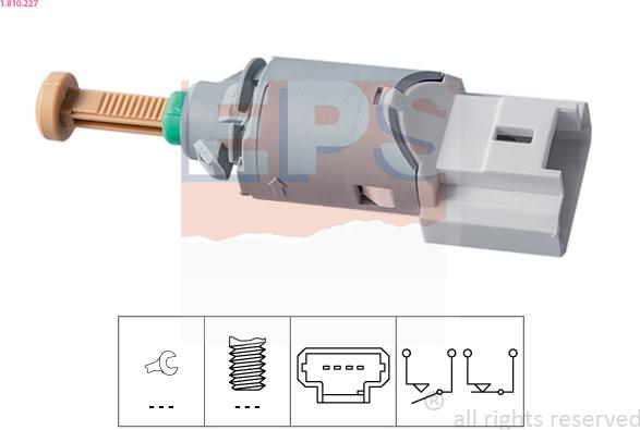 EPS 1.810.227 - Brake Light Switch / Clutch car-mod.net