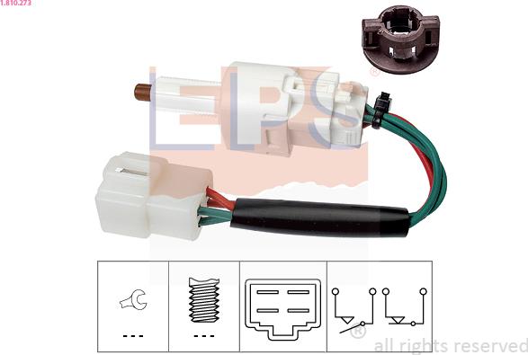 EPS 1.810.273 - Brake Light Switch / Clutch car-mod.net