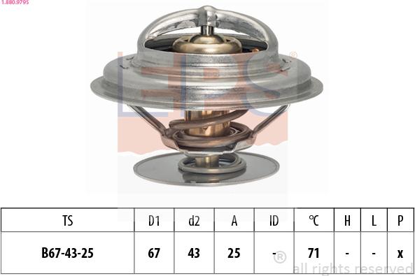 EPS 1.880.979S - Coolant thermostat / housing car-mod.net