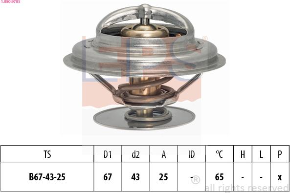 EPS 1.880.978S - Coolant thermostat / housing car-mod.net
