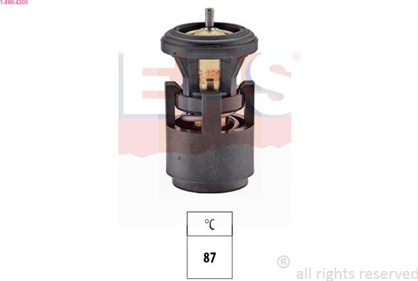 EPS 1.880.420S - Coolant thermostat / housing car-mod.net
