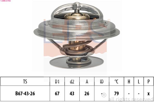 EPS 1.880.578S - Coolant thermostat / housing car-mod.net