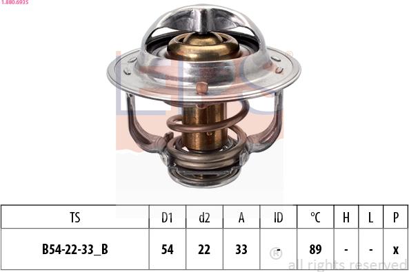 EPS 1.880.693S - Coolant thermostat / housing car-mod.net
