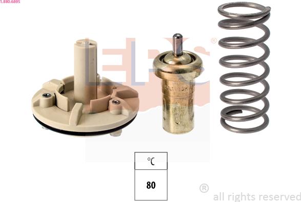 EPS 1.880.689S - Coolant thermostat / housing car-mod.net