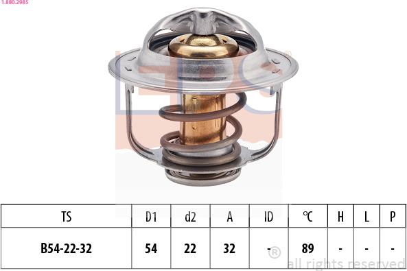 EPS 1.880.298S - Coolant thermostat / housing car-mod.net