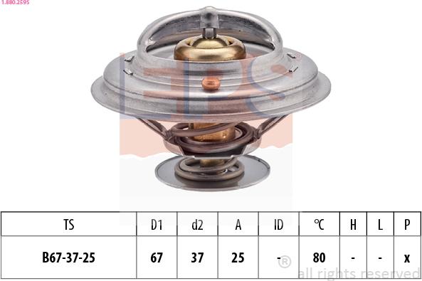 EPS 1.880.259S - Coolant thermostat / housing car-mod.net