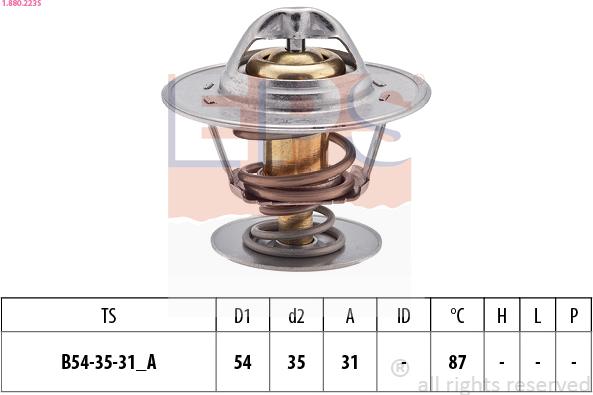 EPS 1.880.223S - Coolant thermostat / housing car-mod.net