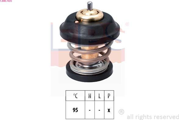 EPS 1.880.743S - Coolant thermostat / housing car-mod.net