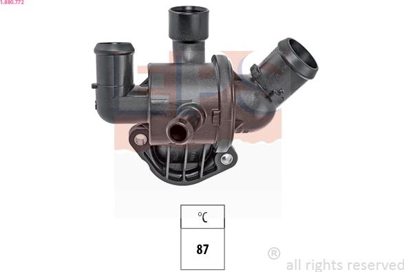 EPS 1.880.772 - Coolant thermostat / housing car-mod.net