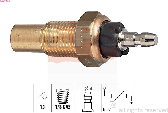 EPS 1.830.056 - Coolant temperature Sensor car-mod.net