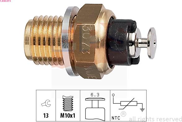 EPS 1.830.073 - Sensor, oil temperature car-mod.net