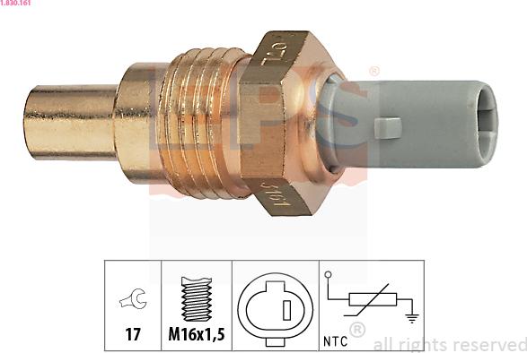EPS 1.830.161 - Coolant temperature Sensor car-mod.net