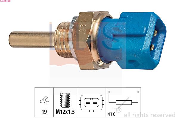 EPS 1.830.128 - Sensor, oil temperature car-mod.net