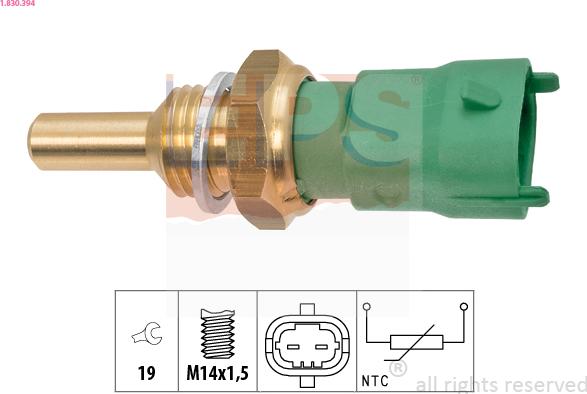 EPS 1.830.394 - Coolant temperature Sensor car-mod.net