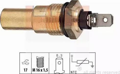 EPS 1.830.312 - Coolant temperature Sensor car-mod.net