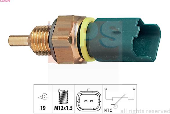 EPS 1.830.276 - Coolant temperature Sensor car-mod.net