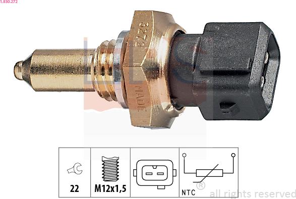 EPS 1.830.272 - Sensor, oil temperature car-mod.net