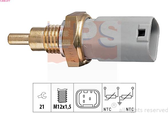 EPS 1.830.277 - Coolant temperature Sensor car-mod.net
