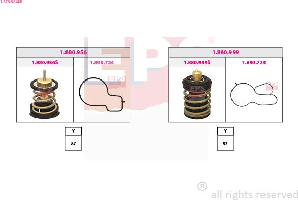 EPS 1.879.984KK - Coolant thermostat / housing car-mod.net