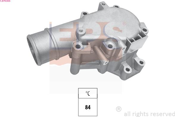 EPS 1.879.935 - Coolant thermostat / housing car-mod.net