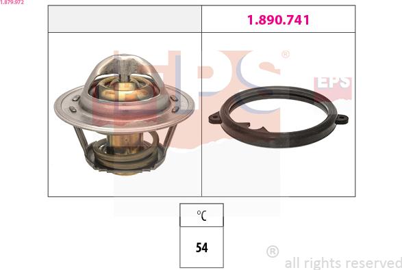 EPS 1.879.972 - Coolant thermostat / housing car-mod.net