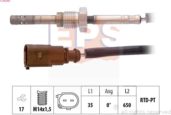 EPS 1.220.065 - Sensor of exhaust gas Temperature car-mod.net