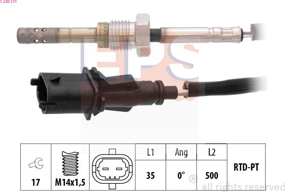 EPS 1.220.131 - Sensor of exhaust gas Temperature car-mod.net