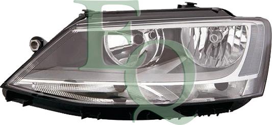 Equal Quality PP0596D - Headlight car-mod.net