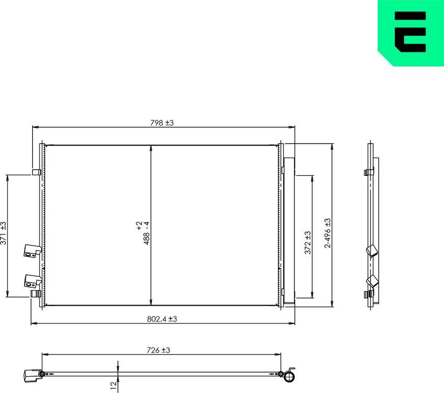ERA 667499 - Condenser, air conditioning car-mod.net