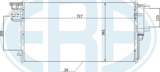 ERA 667269 - Condenser, air conditioning car-mod.net