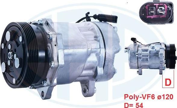 ERA 670064 - Compressor, air conditioning car-mod.net
