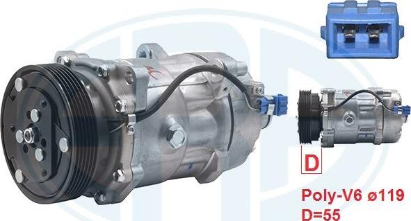 ERA 670005 - Compressor, air conditioning car-mod.net