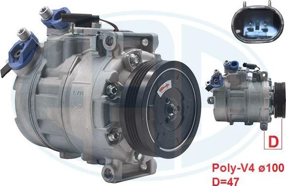 ERA 670012 - Compressor, air conditioning car-mod.net