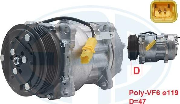 ERA 670031 - Compressor, air conditioning car-mod.net