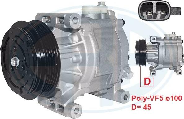 ERA 670072 - Compressor, air conditioning car-mod.net