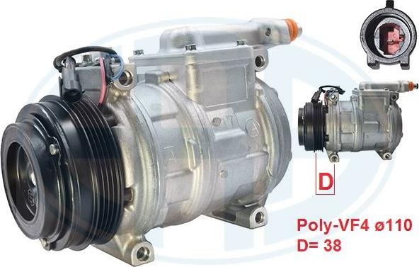 ERA 670144 - Compressor, air conditioning car-mod.net