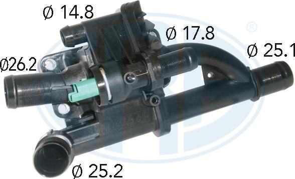 ERA 350402 - Coolant thermostat / housing car-mod.net