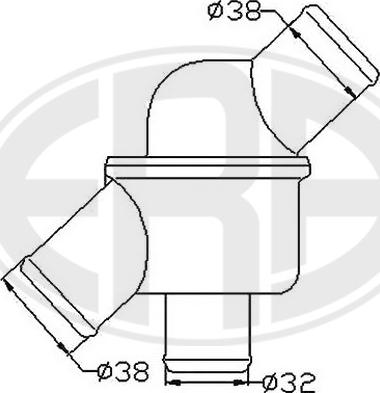 ERA 350065 - Coolant thermostat / housing car-mod.net