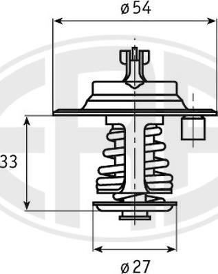 ERA 350160 - Coolant thermostat / housing car-mod.net