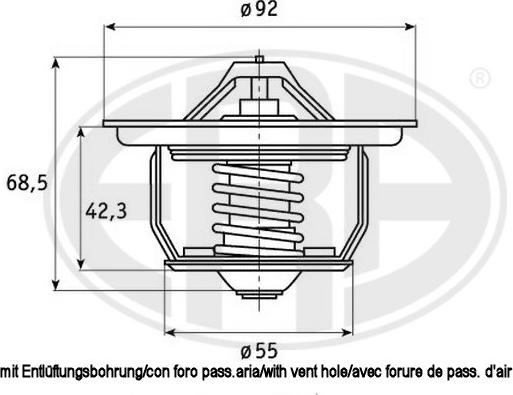ERA 350181 - Coolant thermostat / housing car-mod.net