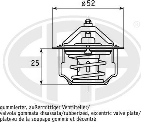 ERA 350351A - Coolant thermostat / housing car-mod.net